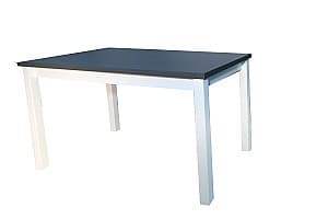 Деревянный стол MG-Plus Modena 1P 80x140/180 белый/графит