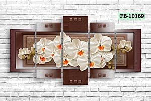 Tablou multicanvas Art.Desig Orhidee FB-10169