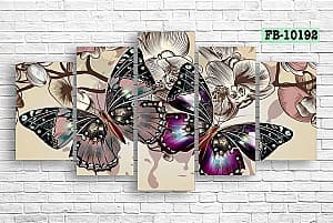 Tablou multicanvas Art.Desig Butterflies FB-10192