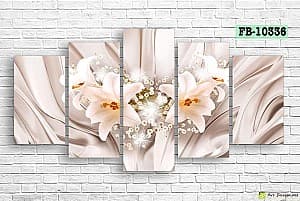 Tablou multicanvas Art.Desig Flori de crini FB-10336