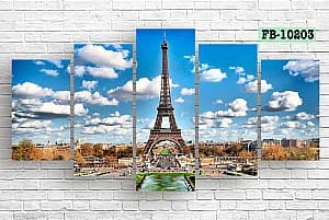 Tablou multicanvas Art.Desig Turnul Eiffel FB-10203