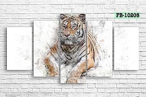 Tablou multicanvas Art.Desig Tiger FB-10205