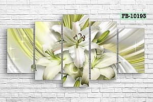 Модульная картина Art.Desig White lilies FB-10193