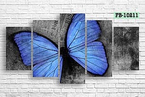 Tablou multicanvas Art.Desig Butterfly FB-10211