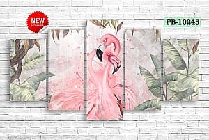 Tablou multicanvas Art.Desig Flamingo FB-10245