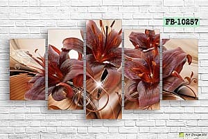 Tablou multicanvas Art.Desig Flori de crin FB-10257
