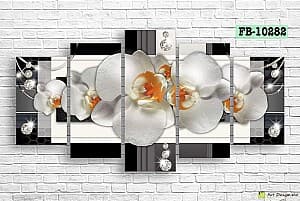 Tablou multicanvas Art.Desig Orhidee FB-10282