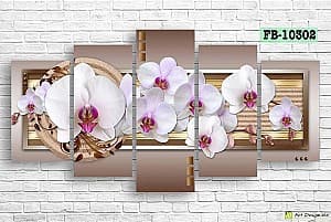 Tablou multicanvas Art.Desig Orhidee FB-10302