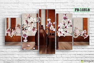 Tablou multicanvas Art.Desig Magnolia FB-10318