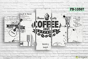 Tablou multicanvas Art.Desig Coffee FB-10367