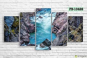 Tablou multicanvas Art.Desig Cliffs FB-10426