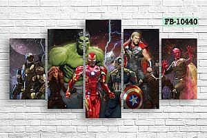 Tablou multicanvas Art.Desig Avengers FB-10440