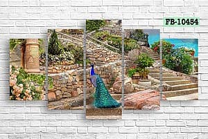 Tablou multicanvas Art.Desig Peacock FB-10454