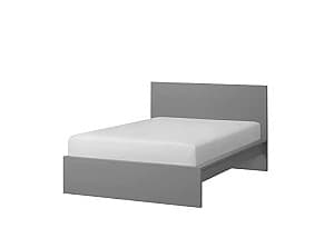 Кровать IKEA Malm Gray 160×200 см