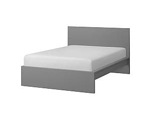 Кровать IKEA Malm Gray/Lonset 160x200 см