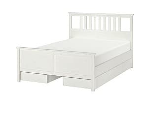 Кровать IKEA Hemnes White/Lonset 180x200 см (4 ящика для хранения)
