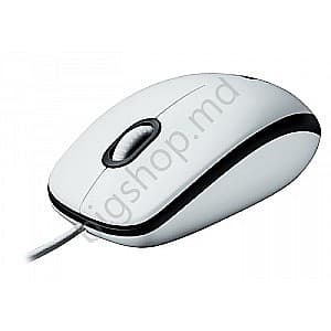 Mouse Logitech B100 OEM white (85202)