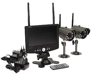 IP Сamera ORNO sistem de supraveghere video wireless cu 4 canale