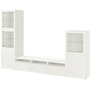 Living IKEA Besta White/ Hanviken