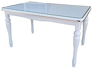 Стеклянный стол MG-Plus DT A20 White