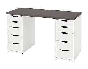 Офисный стол IKEA Lagkapten / Alex Gray-White