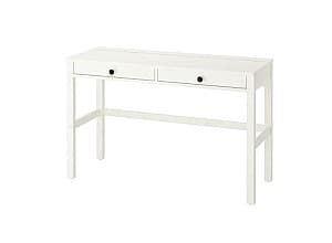 Офисный стол IKEA Hemnes white 120×47 см (2 ящика)