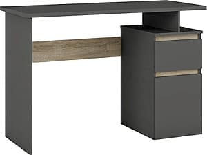 Masa de birou MG-Plus Table 4 1.4m graphite/oak sonoma