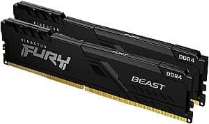 Оперативная память Kingston Fury Beast DDR4 2x16Gb (KF437C19BB1K2/32)