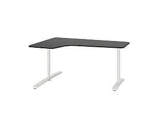 Офисный стол IKEA Bekant black-white 160×110 см
