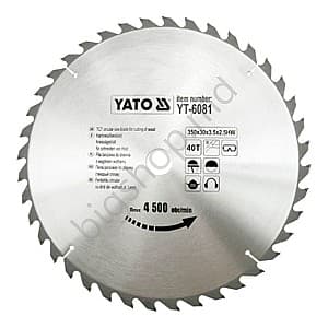 Диск Yato 350 x 30 x 3.5 x 2.5 mm