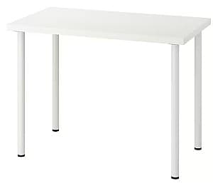 Офисный стол IKEA Linnmon/Adils 100x60 (Белый/Черный)