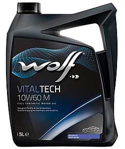 Моторное масло Wolfoil 10W60 VITALTECH M 5л
