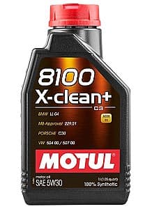 Моторное масло Motul 5W30 8100 X-CLEAN+ 1л