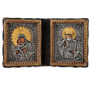 Икона Exclusive Богородица и Николай Чудотворец