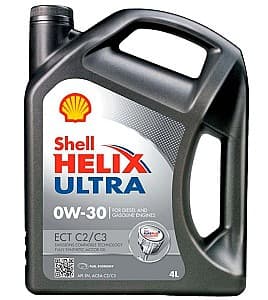 Моторное масло Shell Helix Ultra ECT 0W30 4л