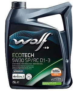 Моторное масло Wolfoil ECOTECH D1-3 5W30 5л