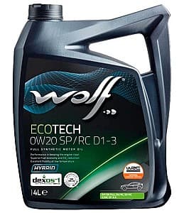Моторное масло Wolfoil ECOTECH D1-3 5W30 4л