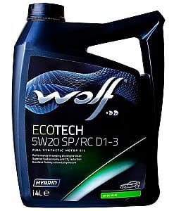 Моторное масло Wolfoil ECOTECH D1-3 5W20 4л