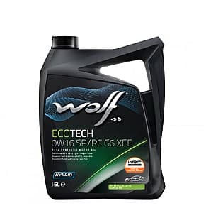 Моторное масло Wolfoil ECOTECH G6 XFE 0W16 5л
