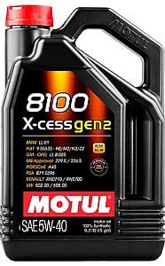 Моторное масло Motul X-CESS GEN2 5W40 5л
