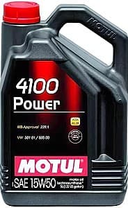 Моторное масло Motul 4100 POWER 15W50 5л