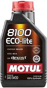 Моторное масло Motul 8100 ECO-LITE 0W20 1л