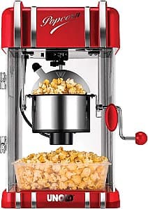 Aparat de popcorn Unold Retro (Red/Chrome)
