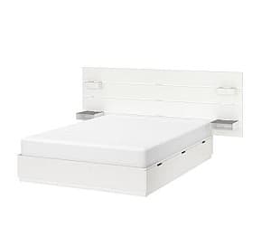 Кровать IKEA Nordli White 160×200 см