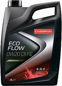 Моторное масло Champion Eco Flow 0W20 FE 4л