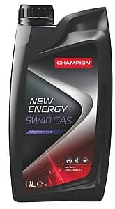 Моторное масло Champion New Energy 5W40 GAS 1л
