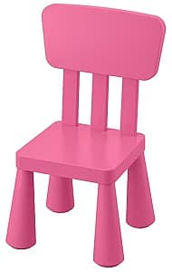 Детский стульчик IKEA Mammut (Розовый)