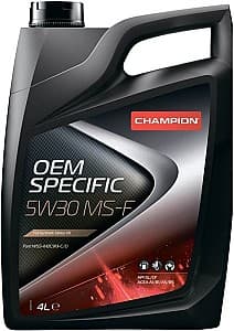 Моторное масло Champion Oem Specific 5W30 MS-F 4л