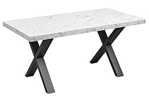Журнальный столик DP X-BEN Белый мрамор 100×50