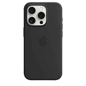 Husă Apple iPhone 15 Pro Silicone Case with MagSafe Black